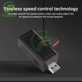 Mini USB Governor Wind Controller Air Volume Regulator Coog Mute Multi Function Fan Speed Switch Module DC 5V