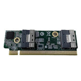 High Speed SFF-8654 to PCIe X16 External Extension Card Adapters SFF-8654 Adapters Card Computer for 1U Server
