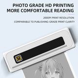 Wirelessly 200dpi BT Sticker With Roll Paper Portable Pocket Thermal Printer for Journal Photos Notes