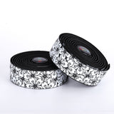 ESLNF Road Bike Handlebar Tapes Cherry Blossom Handles Wrap Shockproonti-slip Cycg Handle Belts with Bar Plugs