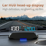 2024 New C7 Mounted HUD Head Up Display Car Beidou Satellite GPS Universal Speedometer Time Compass Auto Accessories