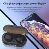 Y40 Bluetooth Headphones with LED Digital Display Charging Box Wireless Headphones Game Sports Entertainment