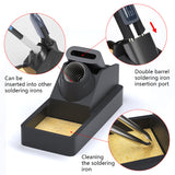Handskit T12 220V High-Power Cell Phone Repair Tweezer Soldering Station Smd Capacitor Resistor Repair Soldering Station STM32 Chip With Euro Gauge Power Cord