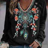 Lapel Ethnic Style Spring And Autumn Long Sleeve Bottoming Shirt