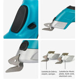 USB Cordless Electric Scissors Cloth Cut hine Rechargeable Leather Sewing Tailor Scissor Portable Hand Tool With 2PCS Blade