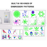 Household Computerized Multifunctional Sewing and Embroidery hine DIY Digital Pattern Knitting ing