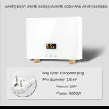110V 220V Tankless Instant Electric Water Heater with Touch Panel Remote Control for Kitchen Bathroom Accessory