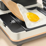 Multi-functional 3 In 1 Breakfast Making hine Non-Stick Replaceable Sand Waffle Toast Maker With Steamed Function