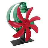 1pc, Fireplace Fan, Wood Stove Fan, Non Electric Fan For Wood, Thermoelectric Fan Thanksgiving Halloween Christmas Gift Fall Winter Essential Fireplace Accessories Wood Stove Accessories