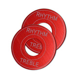 2Pcs Aluminum Alloy 3 Way Toggle Switch Washer Pickup Selector Ring for LP EPI Electric Guitar Part