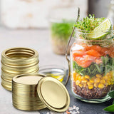 Mouth Lids,20 Pcs Canning Wide Mouth,Split-Type Lids And Bands For Mason Jar Canning(20Lids+20Bands)