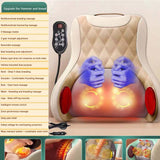 Electric Heating Massage Pillow Shoulder Back Kneading Neck Massager Health Care Relaxation Equipment Muscle Pain Relief Home