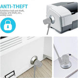 Anchor Plate Adhesive Security Plate with Slot for Cables to Lock