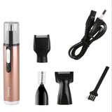 KEMEI KM-6660 rechargeable shaver haircut nose hair clipper eyebrow trimmer 4 in 1