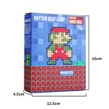 Creative 80s Super Mario Brothers Pixel People Pickup Rhythm Atmosphere Night Light Esports Room Decoration