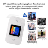 4G MIFI Portable Wifi Router Color Display 150M 3000Mah With SIM Card Slot Portable Router Car Hotspot Spare Parts Accessories