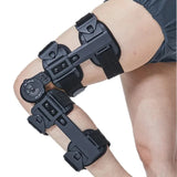 Hinged Knee Brace Immobilizer Orthosis for ACL MCL PCL Injury, Medical Orthopedic Support Stabilizer After Surgery