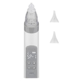 Baby Nasal Aspirator Electric Nose Cleaner with 3 Silicone Tips & Suction Strengths Built-in Flashlight and Music