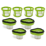 4 Pack Filter+4 Mesh Filter Frames for Pet Hair Eraser Vacuum
