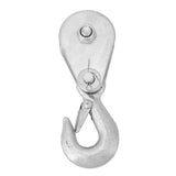 Metal Pulley Block, 1Pcs High Strength Steel Single Wheel Lifting Rope Pulley Block for Cable Flat Belt Pulleys (0.5 tons)