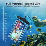Underwater Protector Pouch Waterproof Case Swimming Water Proof Bag Universal Cover For iPhone Samsung below 6.7" Phone