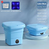 Portable Washing Machine 4.5L - EU/US/UK/AU. Mini Dehydratable for Dormitory, Student. Sock/Underwear/Panties. Rental & Travel. Free Shipping.