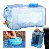 25L Container Large Capacity Storage Leak-Proof Camping Water Bucket for Self-Driving Tour