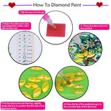 8Pcs Diamond Painting Kit For Garden Decor,Butterfly Stakes Diamond Art,Butterflies For Crafts