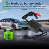 12v Electric Vehicle ABS Lead Acid Battery Charger Car Truck Motorcycle