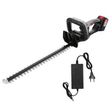 Cordless 21V Battery Bush Electric Hedge Trimmer Pruning 21 Inch Dual-Action Blade for Shrub Branch