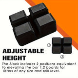 1pc Bench Block, Bench Press Block, Adjustable 2-5 Bench Board