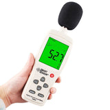 SMART SENSOR AS824 Handheld Larger LCD Screen Display Digital Sound Level Meter Noise Decibel Meter 30~130 dB Noise Meter