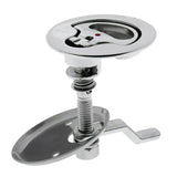 316 Stainless Steel Marine Strap Rotary Handle Ring Cabin Deck Cover Door or Lock Box Buckle