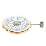 Automatic Watch Gold /White Date Day Wheel Wristwatch Replacement for Seiko NH36 Movement