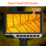 7 Inch 2000X Digital Microscope 500X 1000X USB Industrial Continuous Amplification Magnifier for Soldering Electronic
