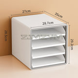 A4 Paper Desktop Storage Rack Document Drawer Organizer Multilayer Student Book Sorting Box For Home Classroom Office Supplies
