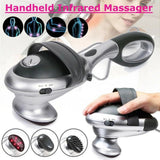 Handheld Electric Heated Stick Infrared Body Neck Back Waist Cervical Massager Hammer Vibration Massage