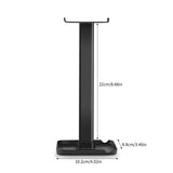 Headphone Stand Display Holder Mount Detachable Portable Gaming Headset Organizing Bracket Shelf Rack Office Storage Box
