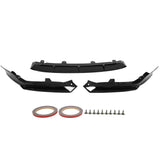 Bumper Diffuser Front Bumper Lip Aerodynamic Glossy Black Long Durability for Car