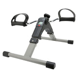 Bike Pedal Exerciser Stable LED Display Screen Folding Pedal Exerciser Legs Recovery Wider Base for Office Use for Aging Knees