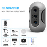 3DMakerpro Mole Premium Handheld Scanner for 3D Printer 0.05mm Accuracy & 0.1mm Resolution 10FPS Scanning Black Objects