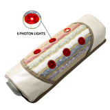 Natural Crystal Heating Massage Pillow Far Infrared Pad Photon Magnetic Therapy Headrest Energy Recovery Relieve Neck Pain