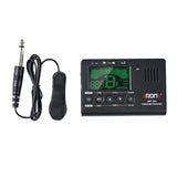 Aroma AMT-560 Electric Tuner & Metronome Built-in Mic with Pickup Cable 6.3mm for Guitar Chromatic Bass Violin Ukulele