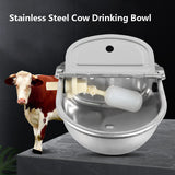 Stainless Steel Fully Automatic Drinking Founta Indrinking Bowl For Cattle Horses Sheep Pigs And Dogs