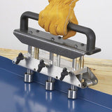 3-Station Edge Roller Bender Roofing Sheet Metal Tool for 0-90 Degree Angle 13-130mm Bending