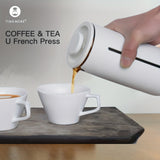 1pc, 450ML Multifunctional U-Shaped Coffee and Tea Pressing Pot - Perfect for Fruit Tea and Water Bottle