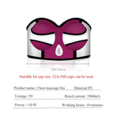 Enhancement massage Bra Growth Enlargement Charging Massager BraBra Far Infrared Heating Breast Cup Lift Up Chest