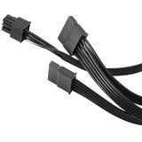 2Pcs 6 Pin To 3X SATA Driver Power Cable For EVGA Supernova 650 750 850 1000 1600 2000 G2 G3 P2 T2 GS