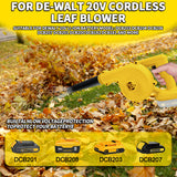 Cordless Leaf Mini 2-in-1 Air Blower and Vacuum Dust Cleaner Collector Power Tools for 20V Battery (No Battery)