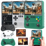 X9 Retro Handheld Console Dual 3D Joystick 3.5in IPS Screen Mini Video Game Players 10000+ Games with 32G Card for PSP